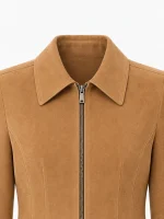 Women's Genuine Fashion Suede Leather Jacket