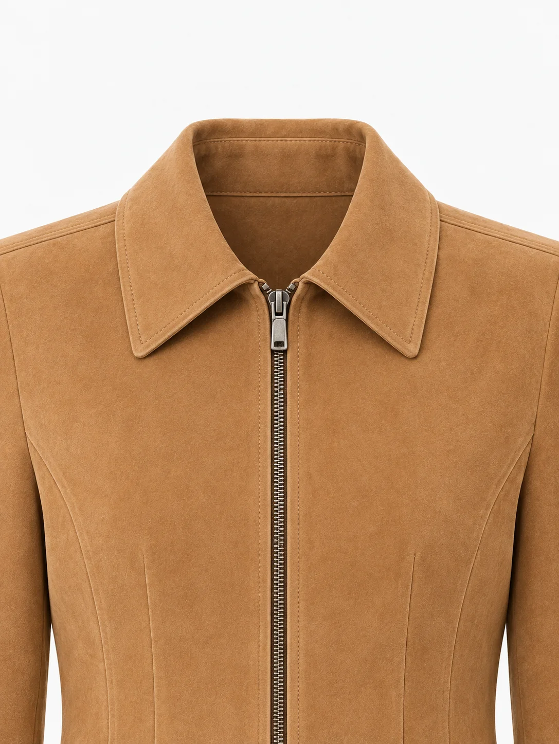 Women's Genuine Fashion Suede Leather Jacket