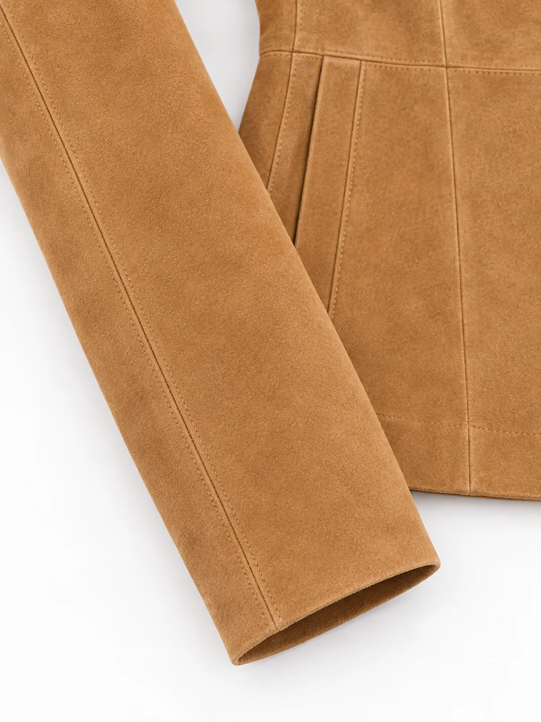 Women's Genuine Fashion Suede Leather Jacket