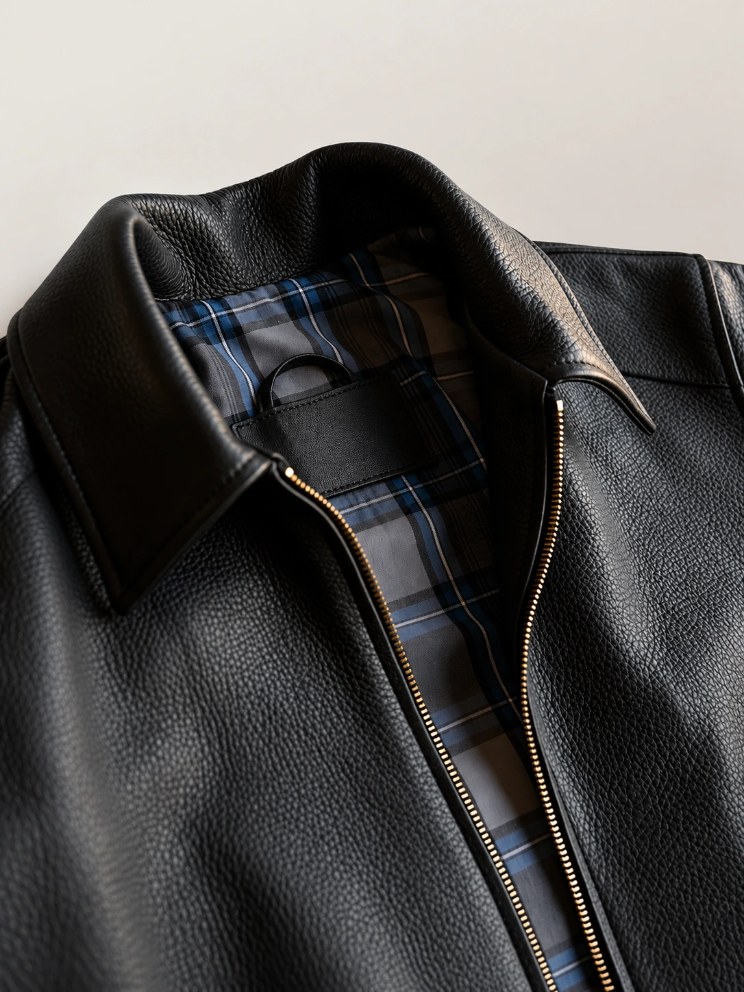 Men's Garrison Black Cowhide Leather Jacket