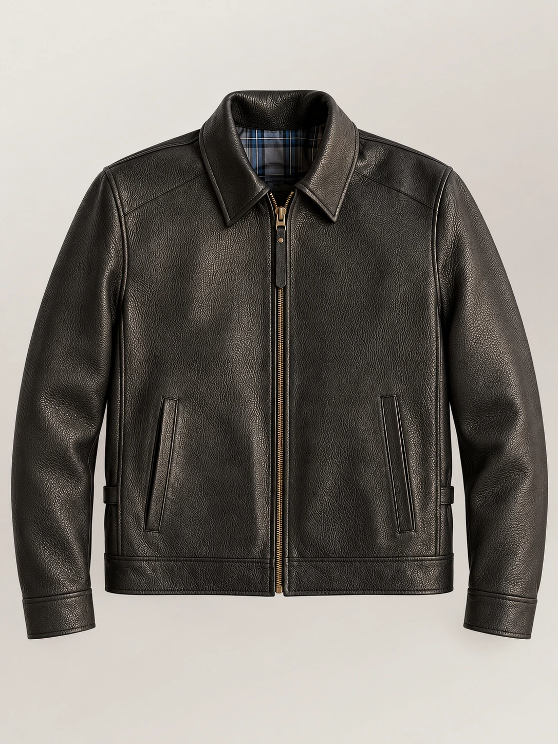 Men's Garrison Black Cowhide Leather Jacket