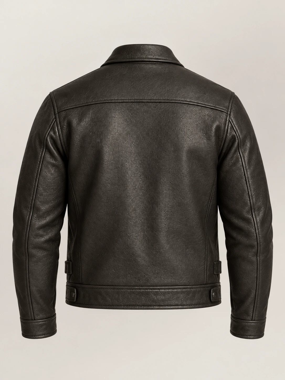 Men's Garrison Black Cowhide Leather Jacket