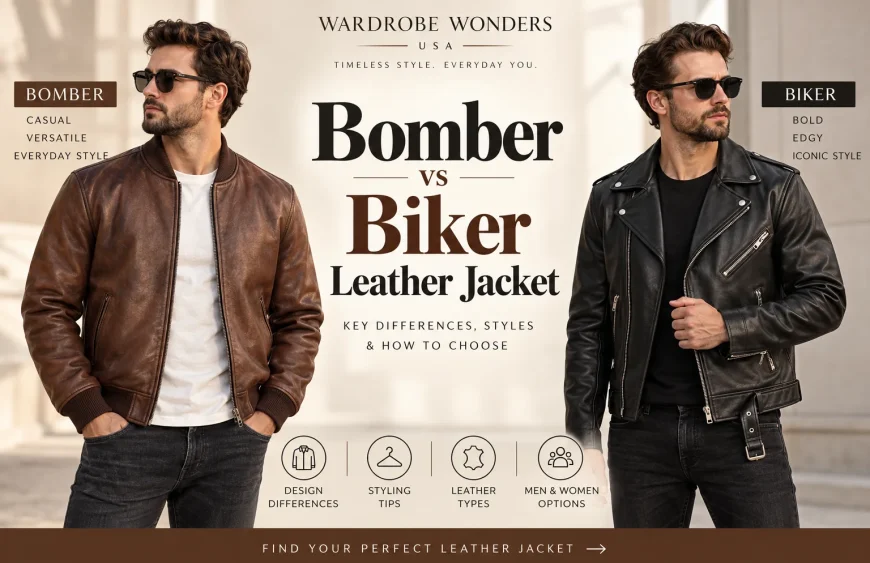 bomber-vs-biker-leather-jacket