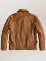 Men's Garrison Brown Cowhide Leather Jacket