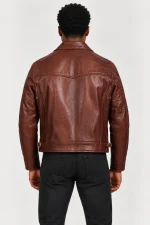 Men's Brown1940s California Single Sport Jacket