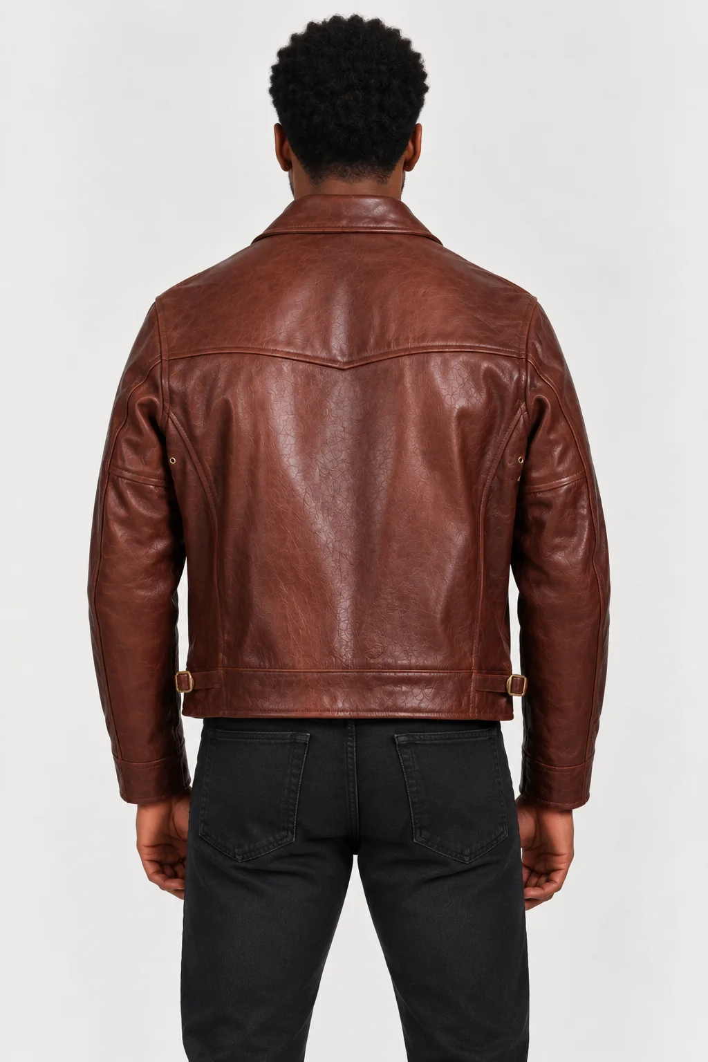 Men's Brown1940s California Single Sport Jacket
