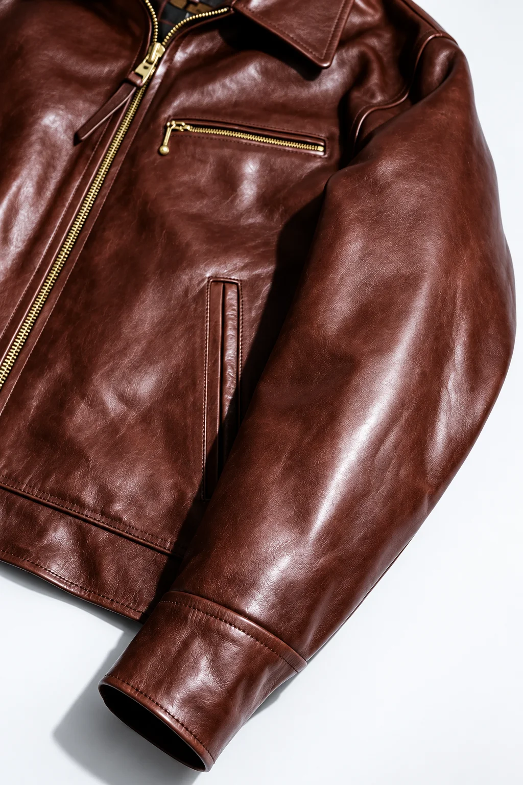 Men's Brown1940s California Single Sport Jacket