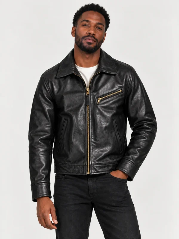 Men's Black 1940s California Single Sport Jacket