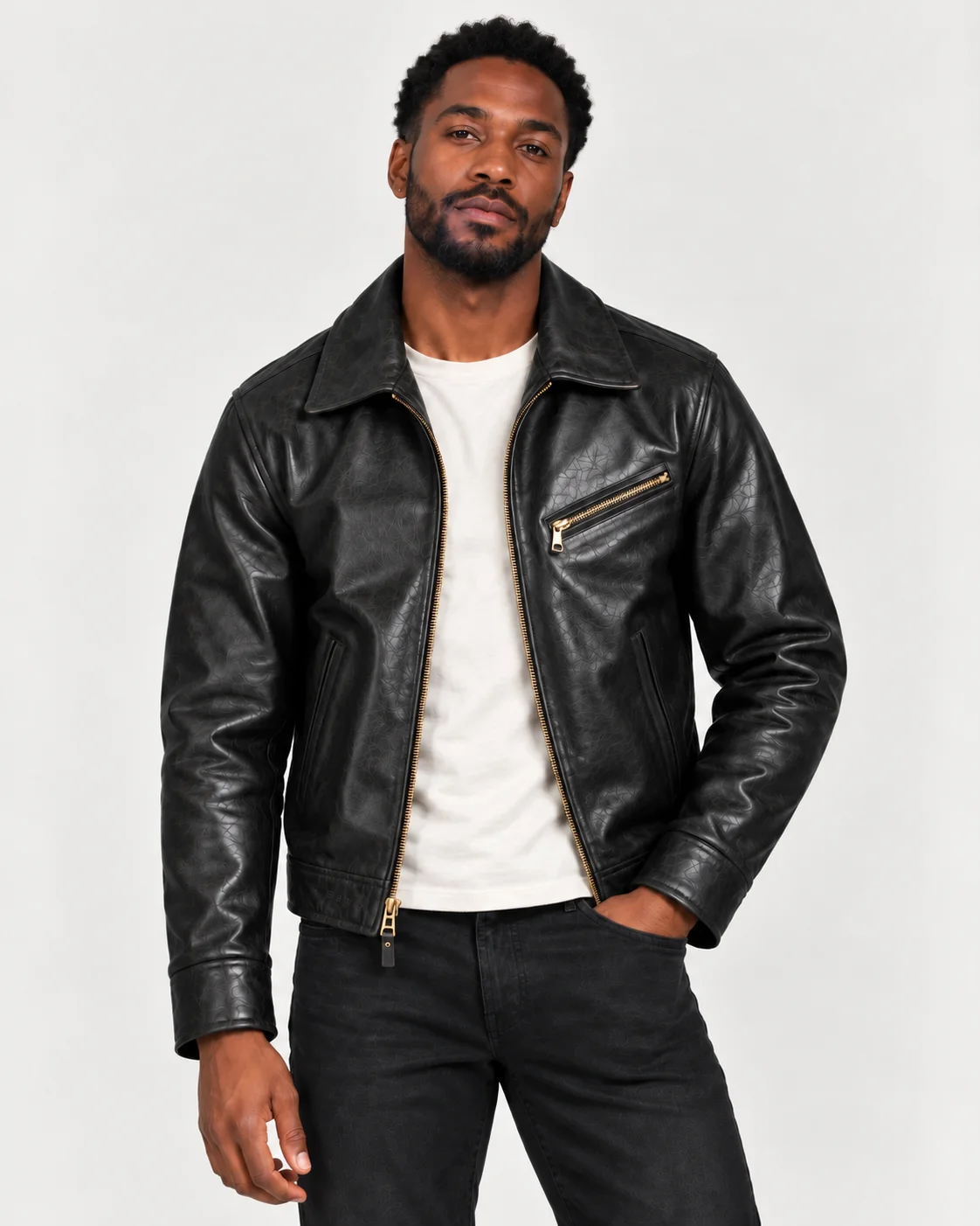 Men's Black 1940s California Single Sport Jacket