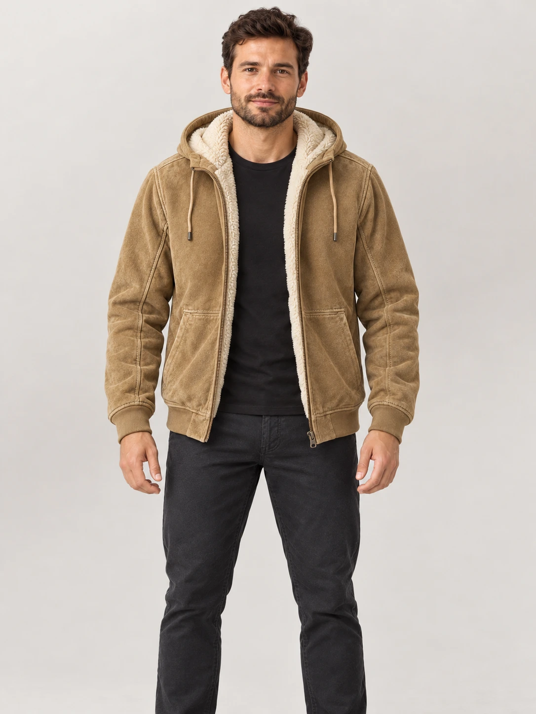 Men's Spyglass Suede Hoodie
