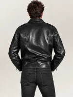 Men's Black Archetype 1930s D-Pocket Motorcycle Jacket