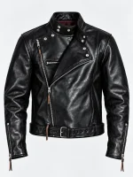 Men's Blackridge Leather Motorcycle Jacket