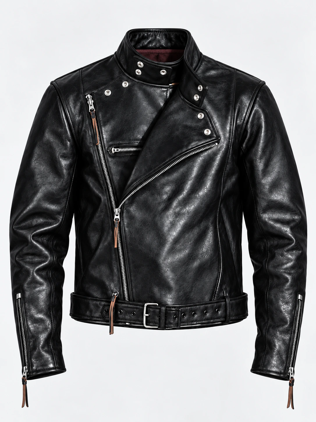 Men's Blackridge Leather Motorcycle Jacket