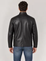 Men's Suave Leather Jacket in English