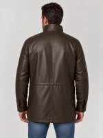 Men's Classic leather Car Coat
