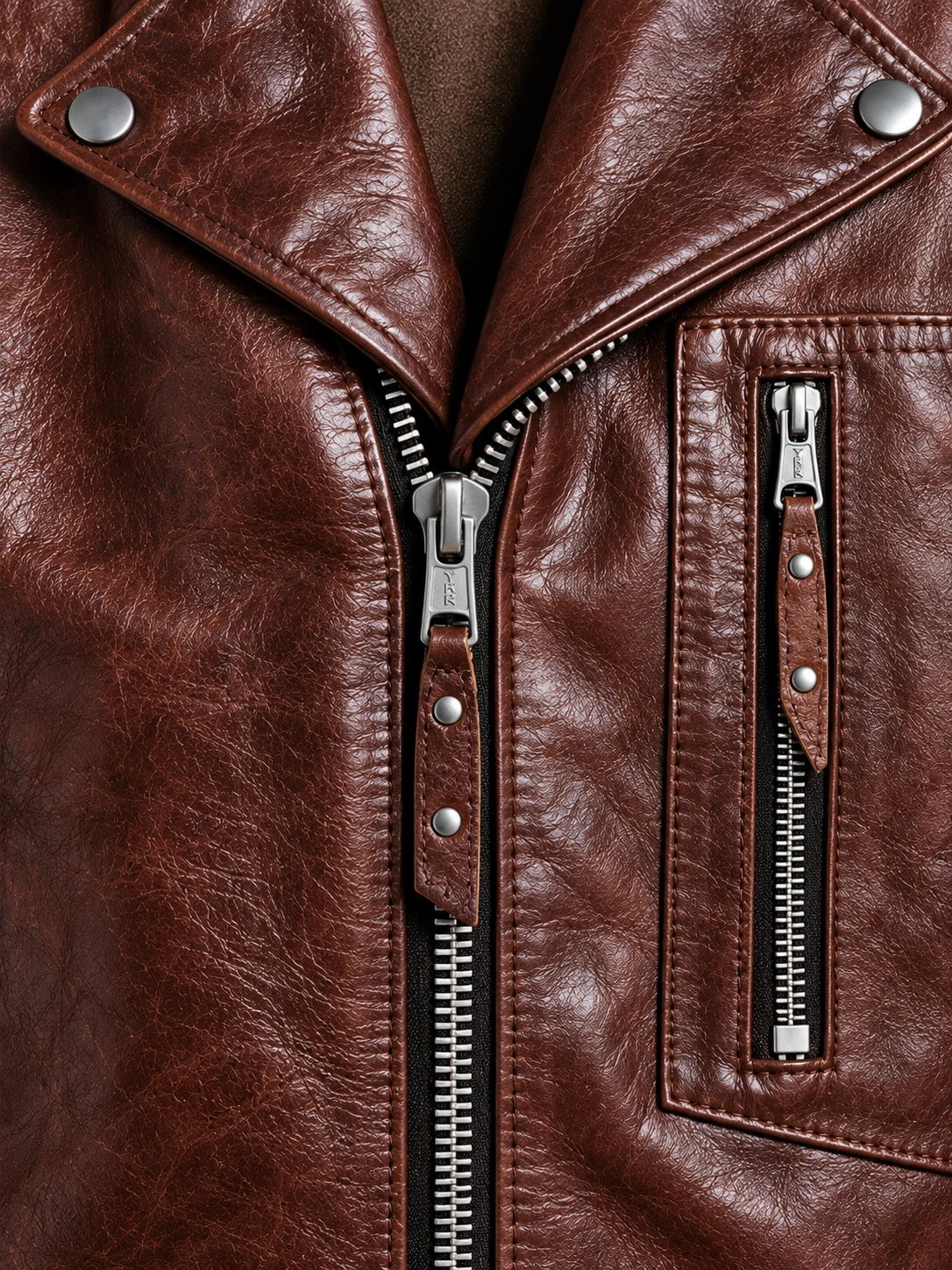Men's Brown Archetype 1930s D-Pocket Motorcycle Jacket