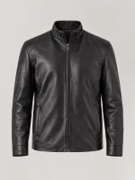 Men's Suave Leather Jacket in English