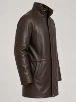 Men's Classic leather Car Coat