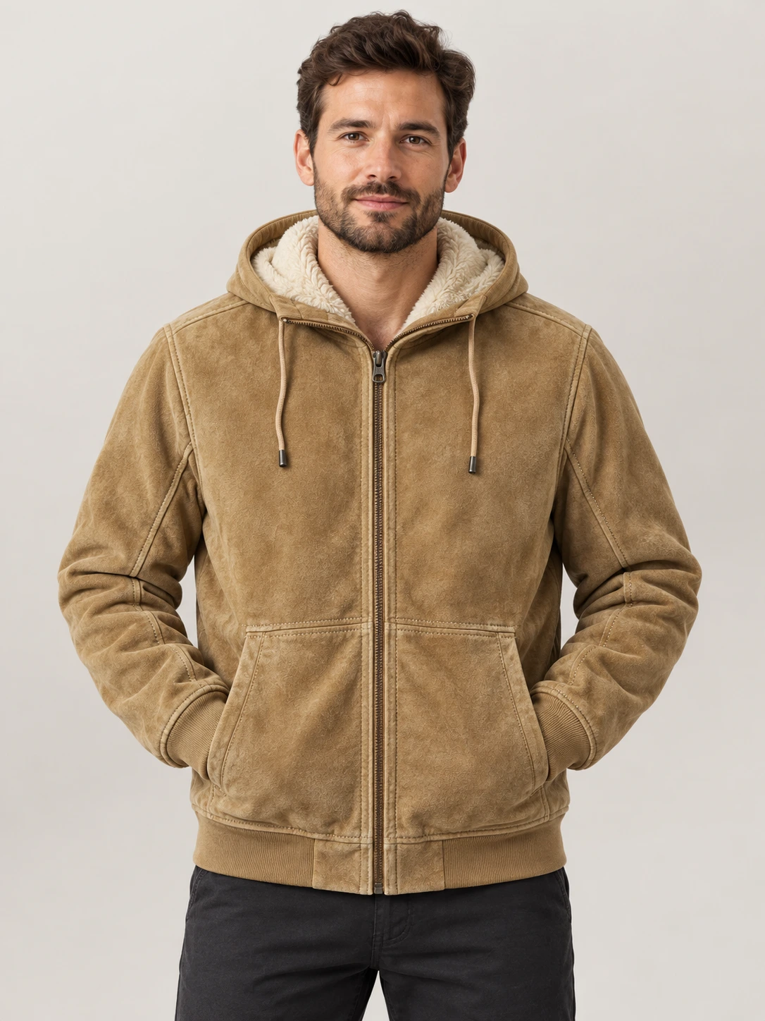 Men's Spyglass Suede Hoodie