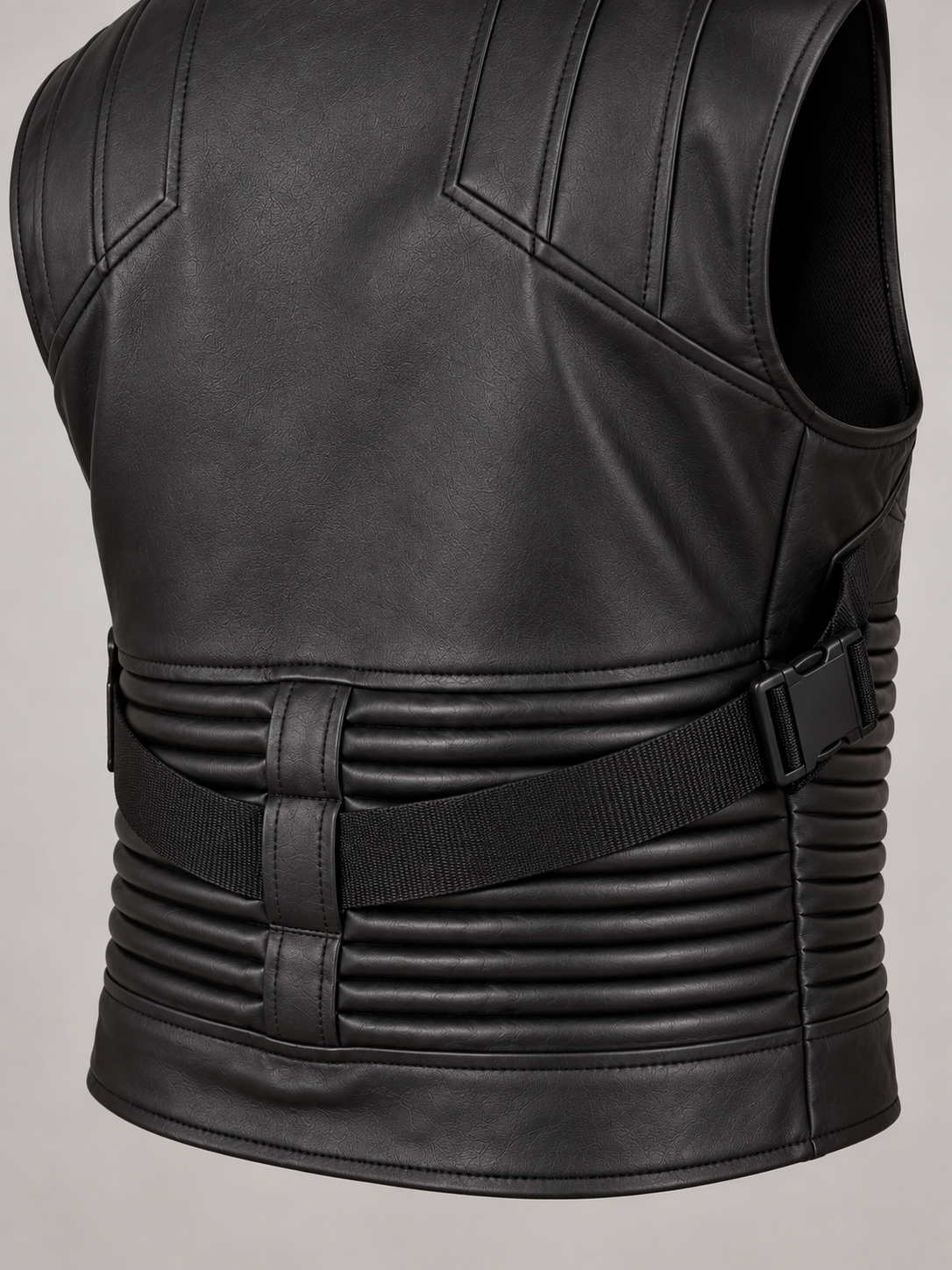 Men's Hawkeye Halloween Black and Brown Tactical Vest