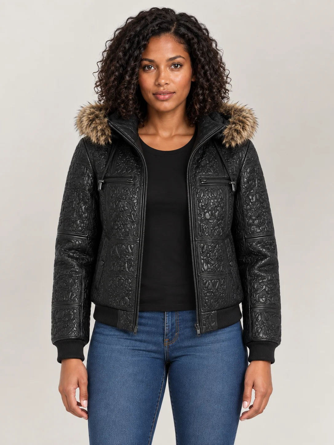 Women's Detroit High Roller Leather Jacket