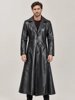 Men's Blade Halloween Black Leather Coat