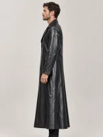 Men's Blade Halloween Black Leather Coat
