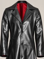 Men's Blade Halloween Black Leather Coat