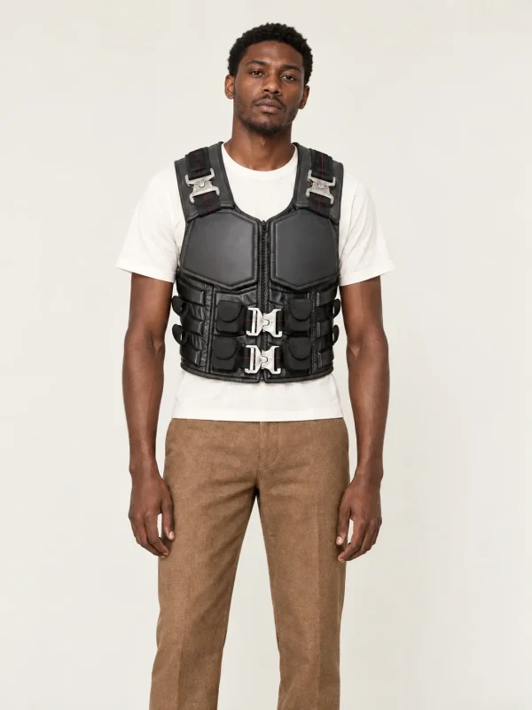 Men's Halloween Wisely Snipes leather Vest