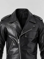 Men's Motorcycle Patrol Officers Uniform Leather Jacket