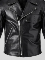 Men's Motorcycle Patrol Officers Uniform Leather Jacket