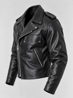 Men's Motorcycle Patrol Officers Uniform Leather Jacket