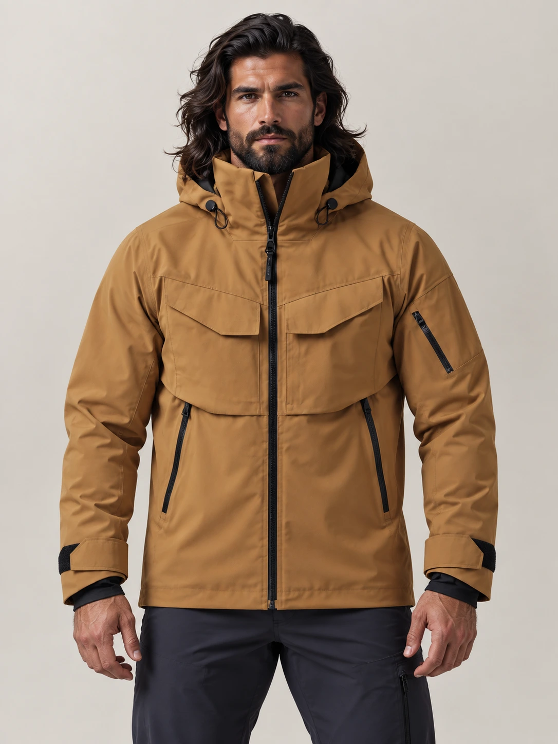 Men's Brighton Insulated Snow Jacket With Hood