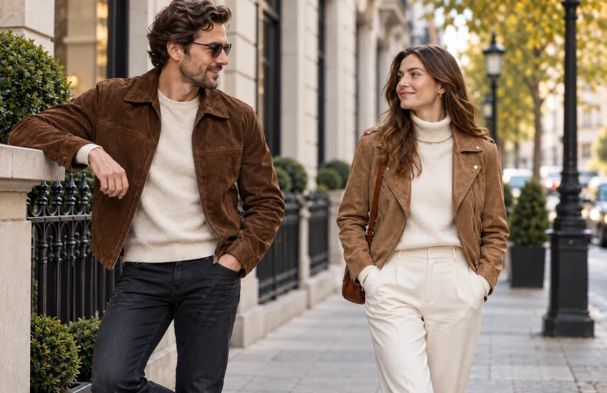 Men’s suede leather jacket styling and buying guide