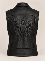 Men's Halloween Noir Black Leather Vest
