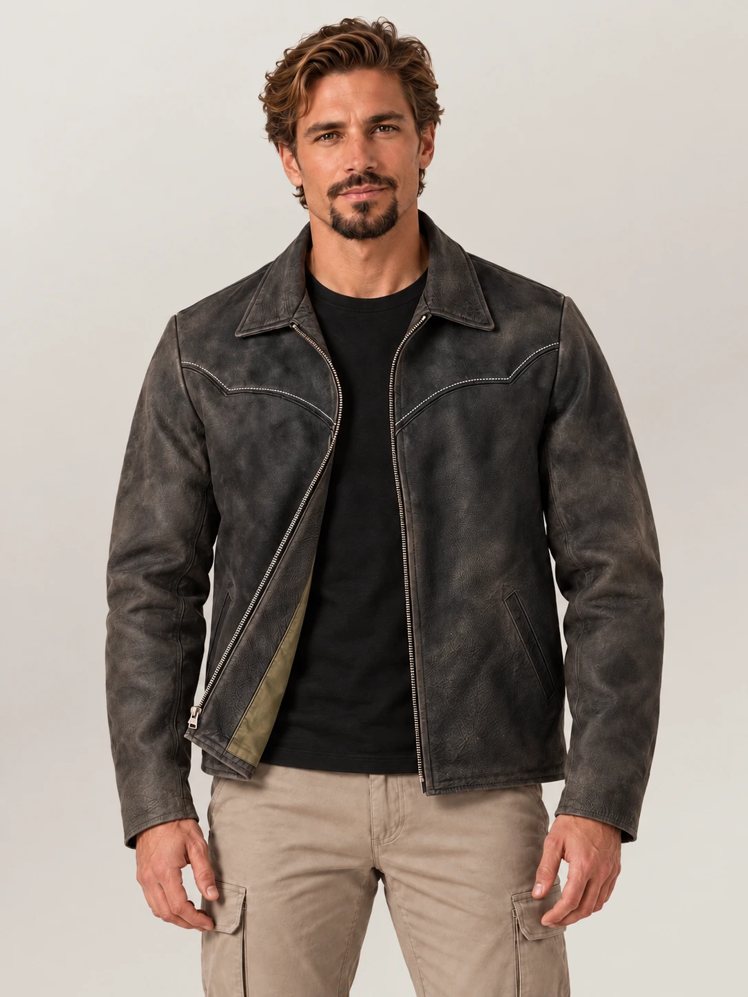 Men's Vintage Vaquero Leather Jacket
