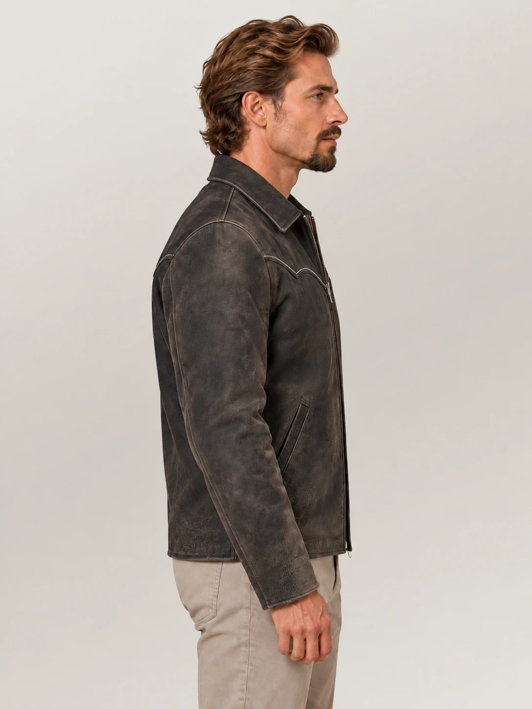 Men's Vintage Vaquero Leather Jacket