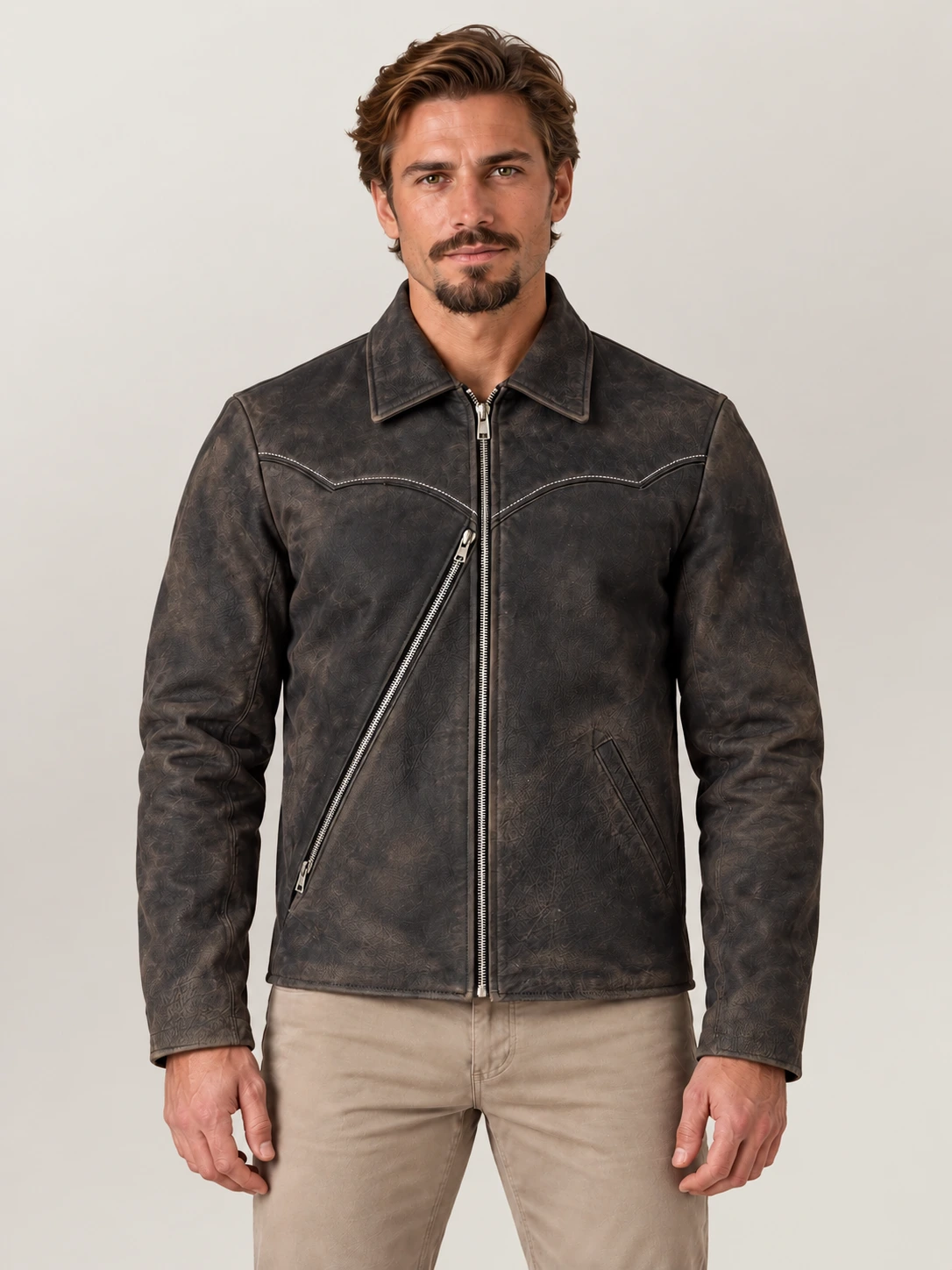 Men's Vintage Vaquero Leather Jacket