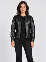 Women's 1960s Flat Track Leather Racing Jacket