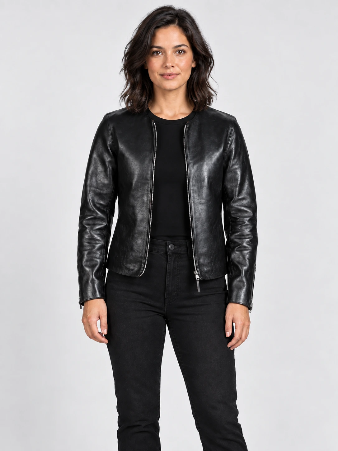 Women's 1960s Flat Track Leather Racing Jacket
