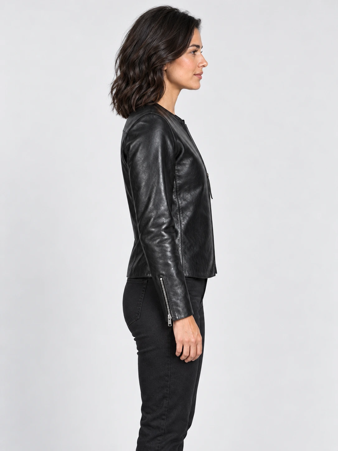 Women's 1960s Flat Track Leather Racing Jacket