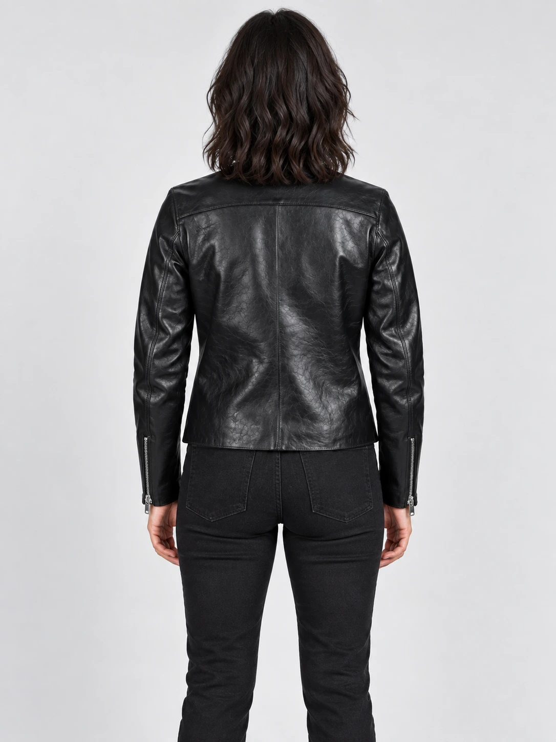 Women's 1960s Flat Track Leather Racing Jacket