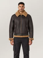 Men's Shearling Welder leather Jacket