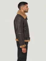 Men's Shearling Welder leather Jacket