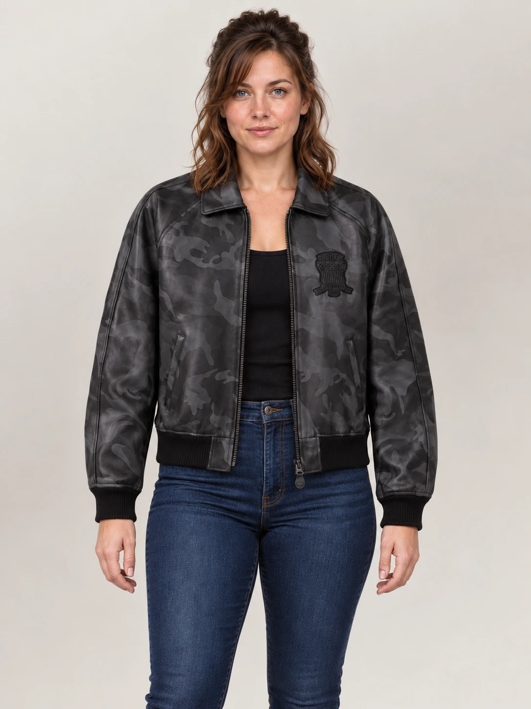Women's Avirex Limited Edition Camo Icon Jacket
