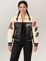 Women's Avirex NorthWest Wild Bears Leather Jacket