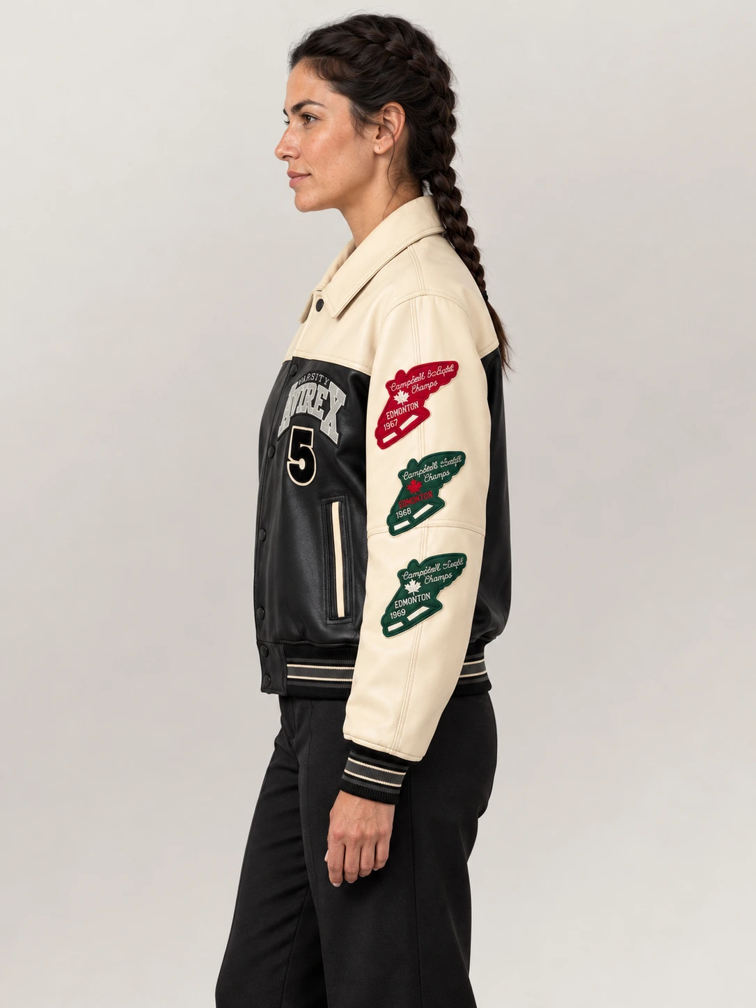 Women's Avirex NorthWest Wild Bears Leather Jacket