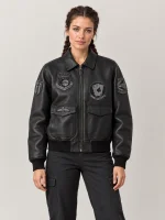 Women's Avirex Vintage Flight A2 Leather Jacket