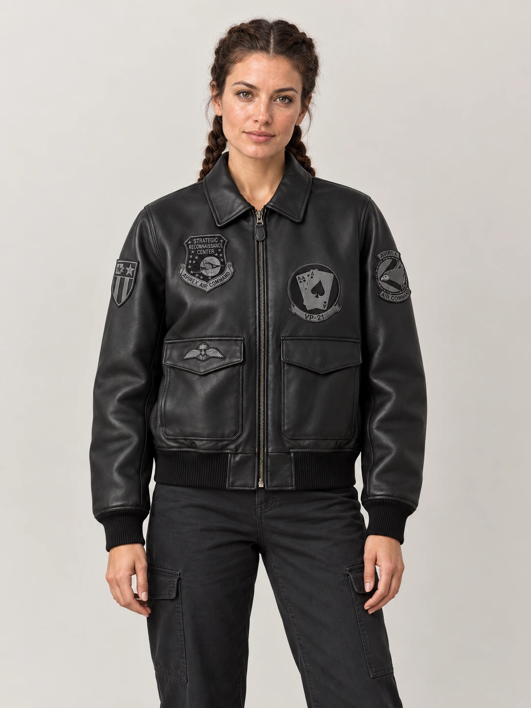 Women's Avirex Vintage Flight A2 Leather Jacket