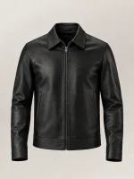 Men's Tropea Black Leather Jacket